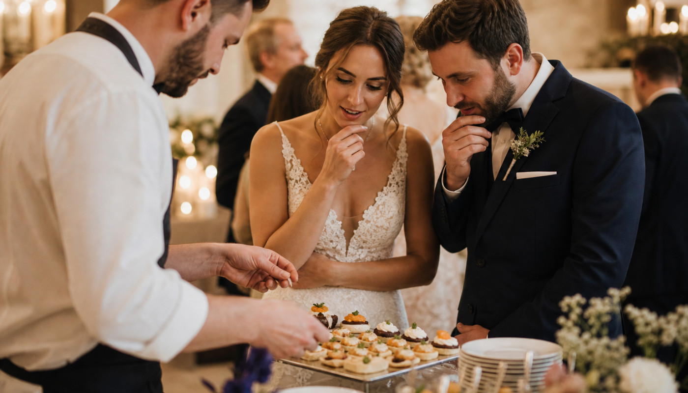 Mariage intime ou festif : le choix du traiteur comme révélateur de votre vision